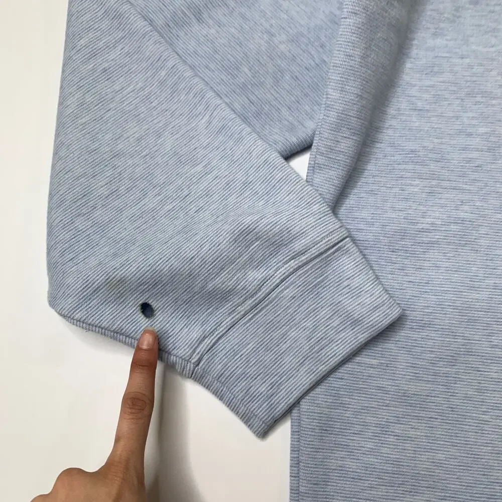 Vineyard Vines Sweatshirt Mens 2XL Spa Blue Saltwater 1/4 Zip Pullover *READ